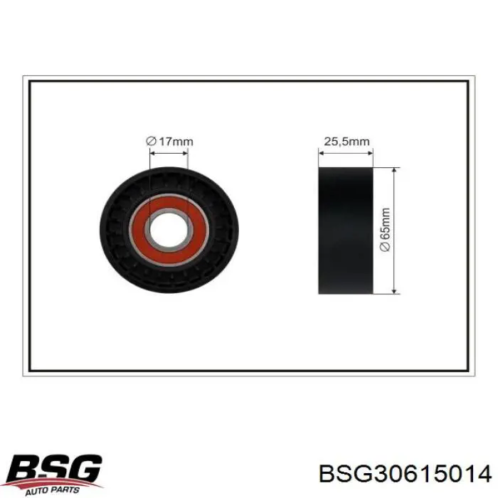 BSG 30-615-014 BSG натяжитель приводного ремня