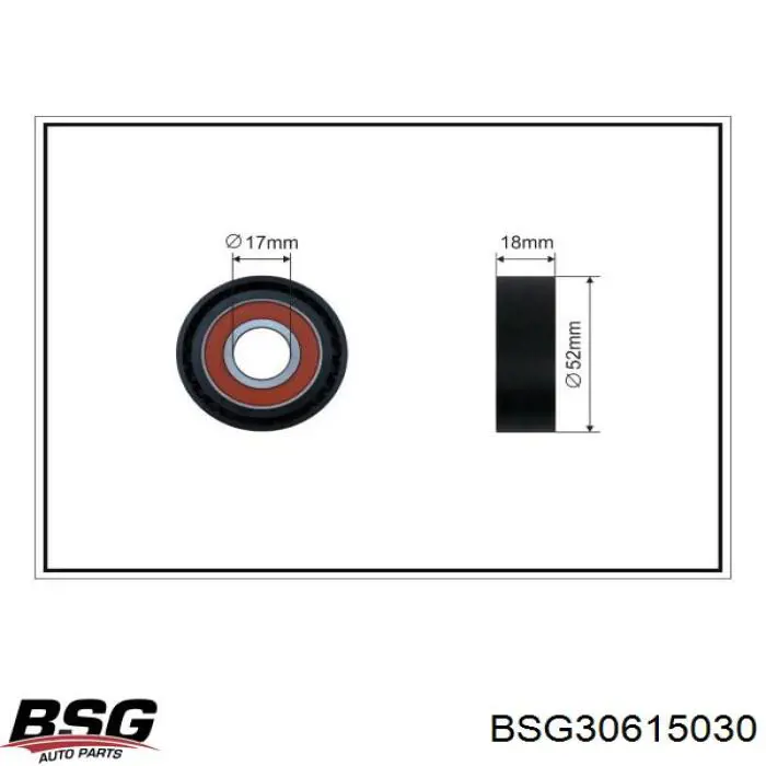 BSG 30-615-030 BSG натяжитель приводного ремня