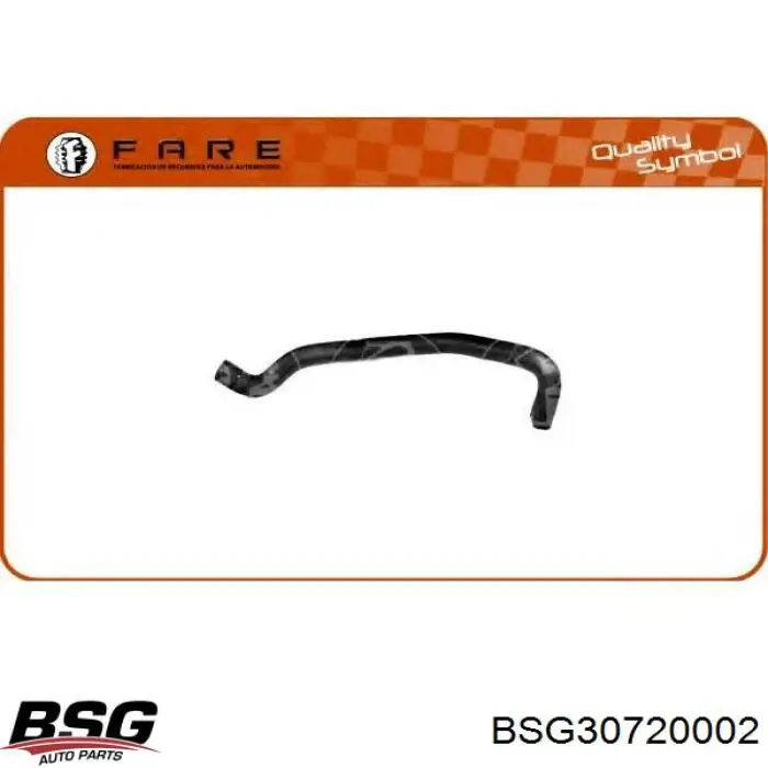 Патрубок радиатора 30720002 BSG
