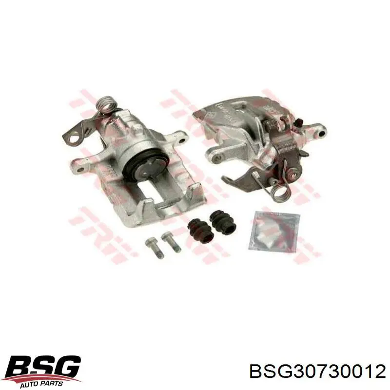 Шланг тормозной передний BSG BSG30730012