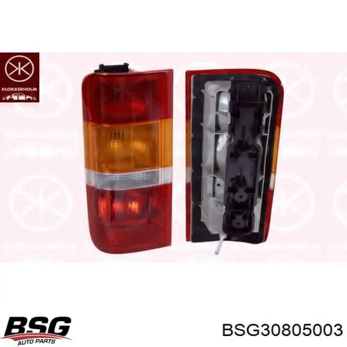 BSG 30-805-003 BSG фонарь задний правый