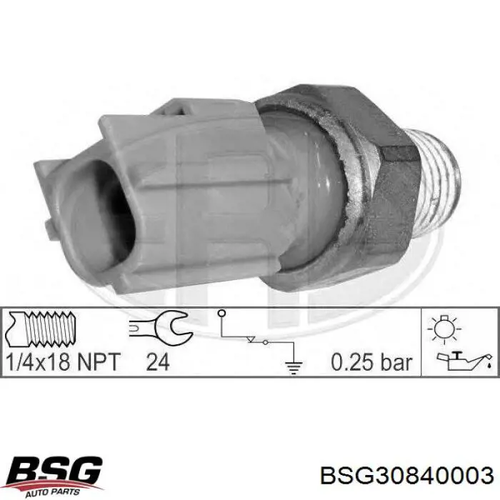 Датчик давления масла BSG30840003 BSG