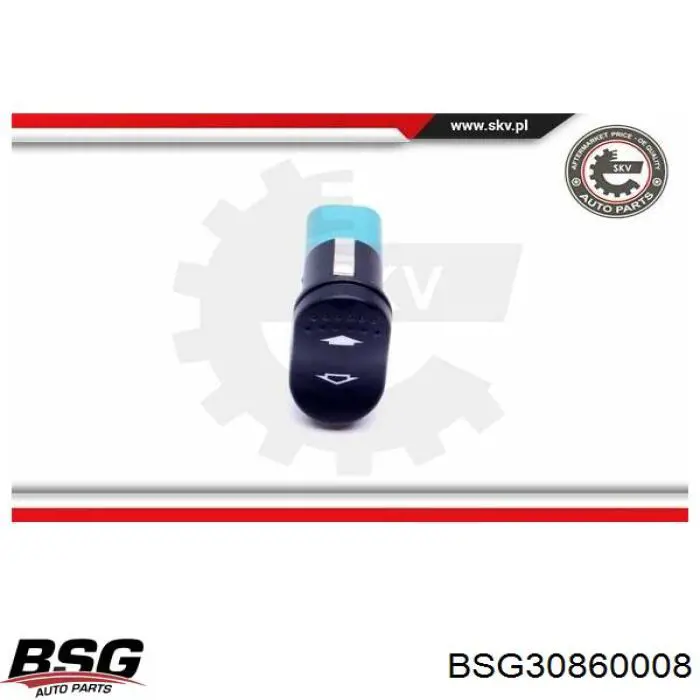 Кнопка включения мотора стеклоподъемника передняя левая BSG BSG30860008