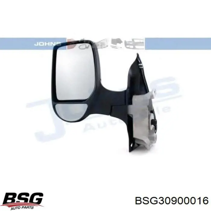 Зеркало заднего вида левое BSG BSG30900016