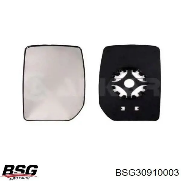 BSG 30-910-003 BSG зеркальный элемент зеркала заднего вида правого