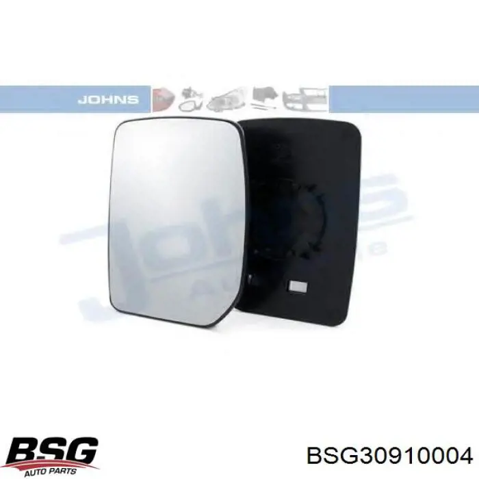 BSG 30-910-004 BSG зеркальный элемент зеркала заднего вида левого