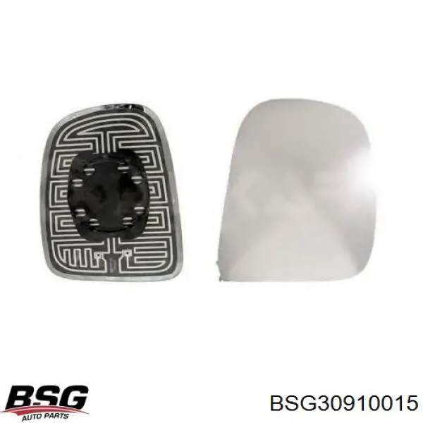 Стекло зеркала заднего вида, правого BSG 30910015 цена, от 5.04 USD
