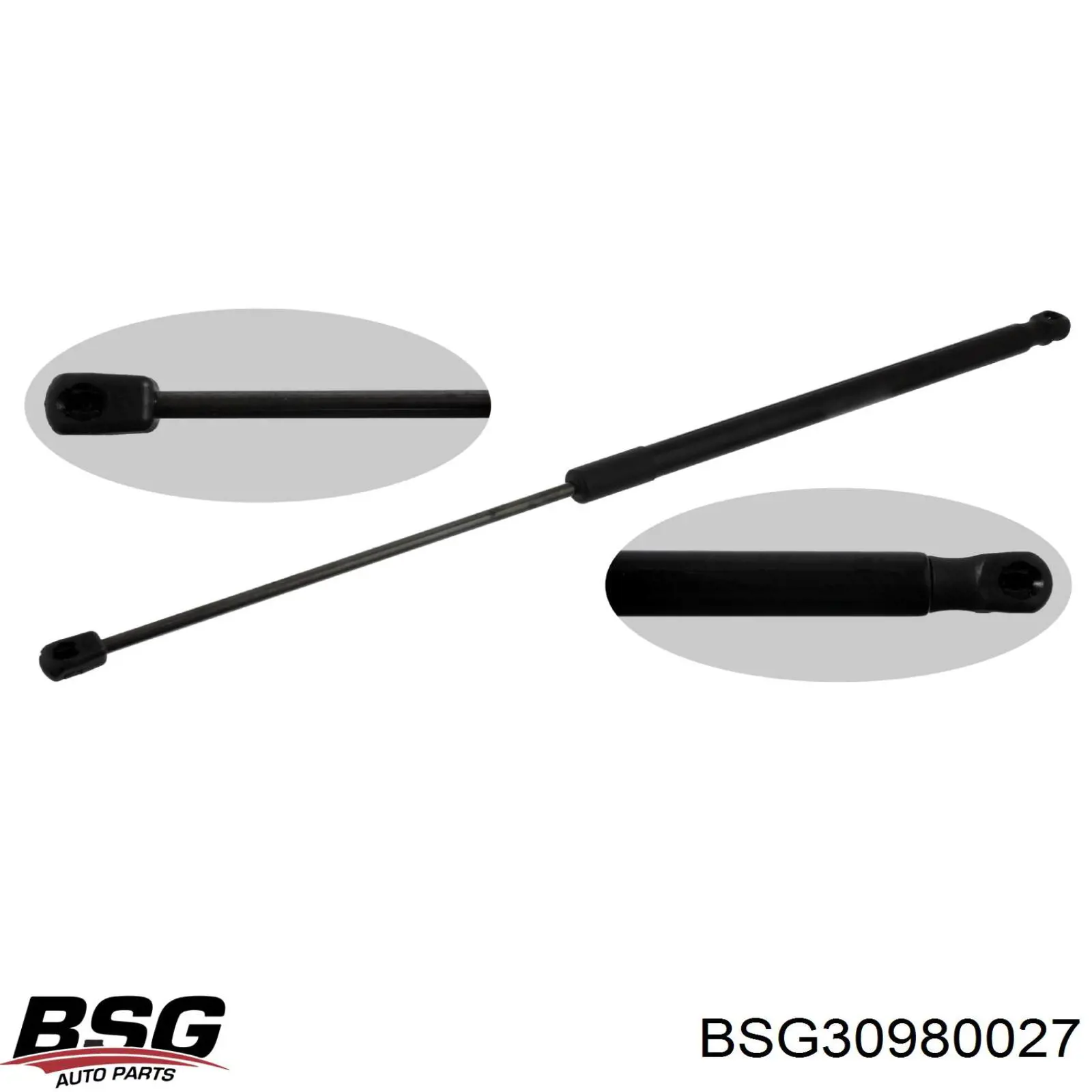 BSG 30-980-027 BSG amortecedor de tampa de porta-malas (de 3ª/5ª porta traseira)