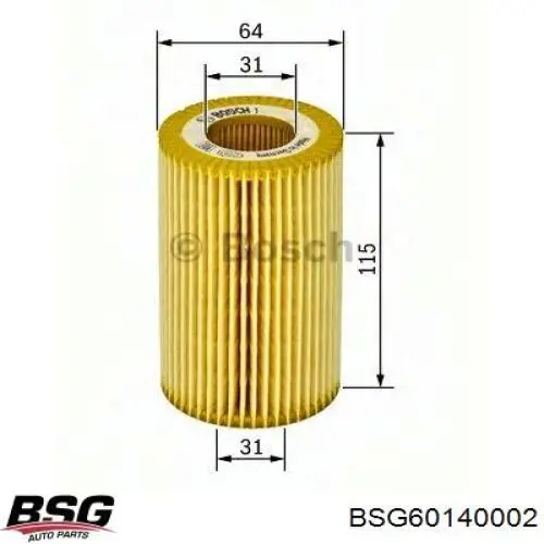 Купить BSG60140002 BSG Фильтр центробежный очистки масла