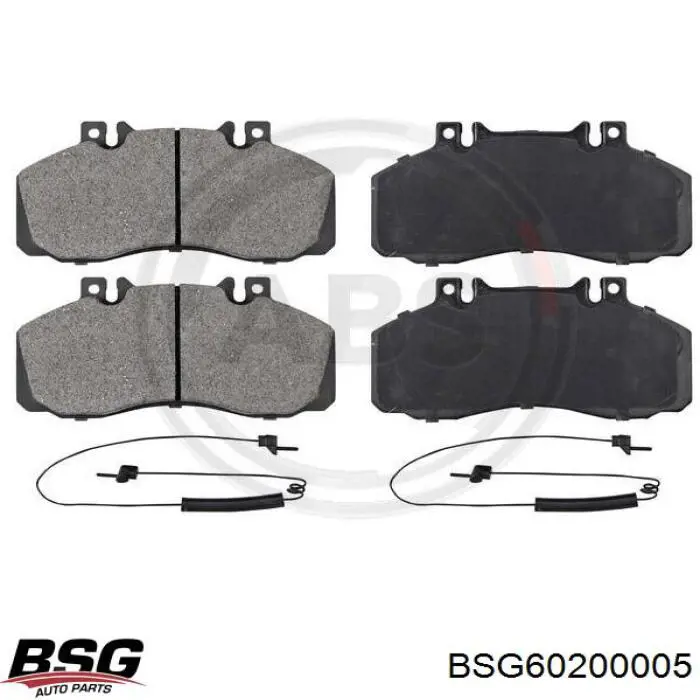 BSG 60-200-005 BSG колодки тормозные задние дисковые