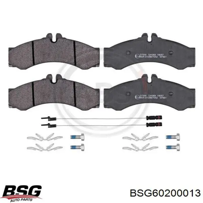 BSG 60-200-013 BSG колодки тормозные передние дисковые
