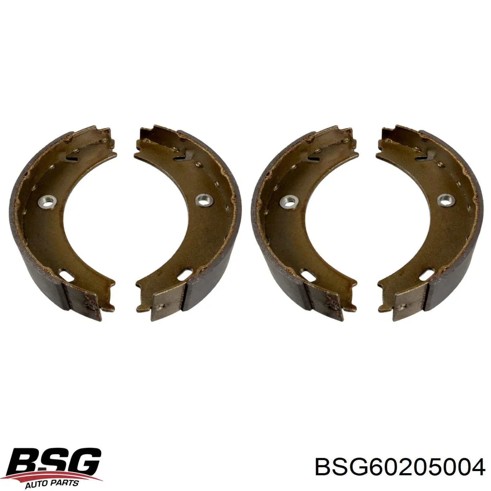 BSG 60-205-004 BSG колодки ручника (стояночного тормоза)