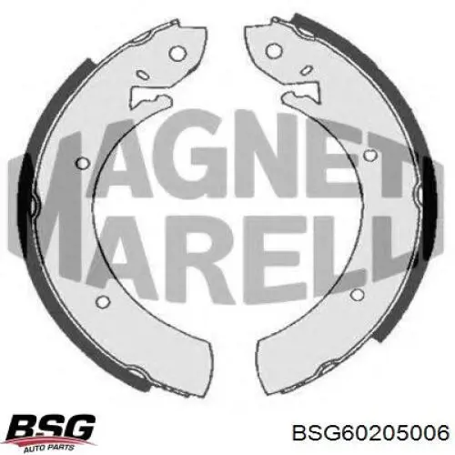 Тормоза рабочие задние ножные и тормозные барабаны BSG BSG60205006 цена, от 23.46 USD