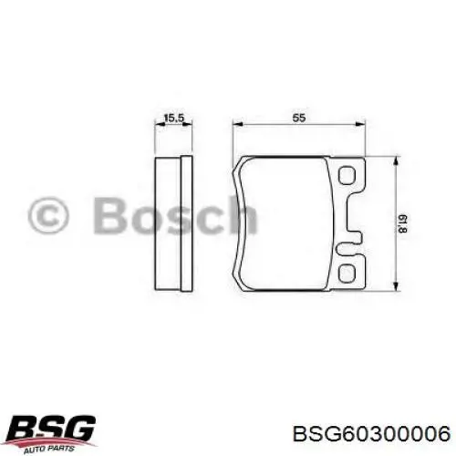 Купить BSG60300006 BSG Амортизатор передней подвески