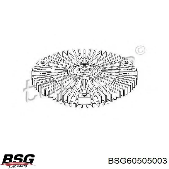 BSG 60-505-003 BSG вискомуфта (вязкостная муфта вентилятора охлаждения)