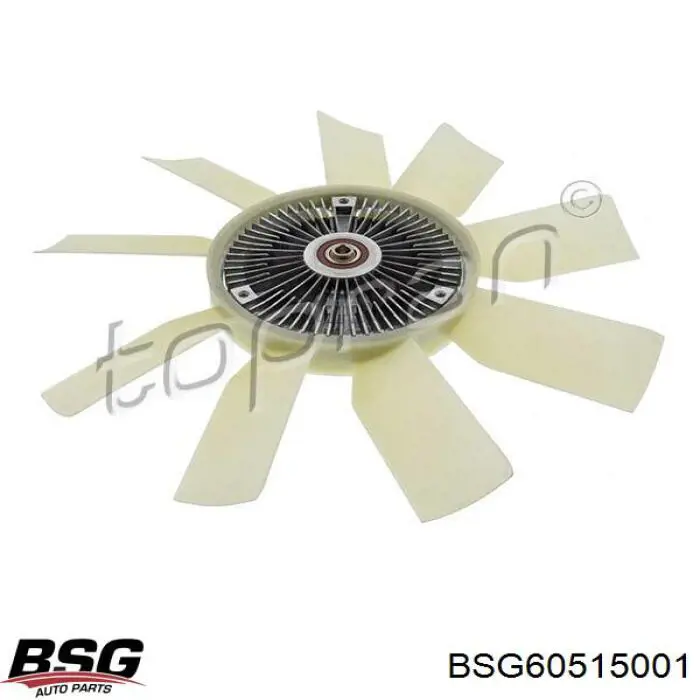 Вентилятор/крыльчатка радиатора охлаждения BSG BSG60515001 цена, от 17.87 USD