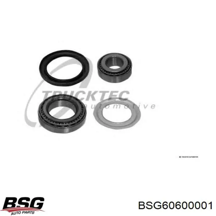 Комплект подшипника ступицы колеса BSG BSG60600001 цена, от 10.62 USD