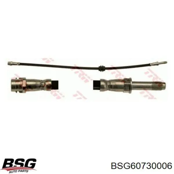 Шланг тормозной передний BSG BSG60730006