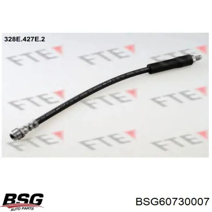 BSG60730007 BSG шланг тормозной задний