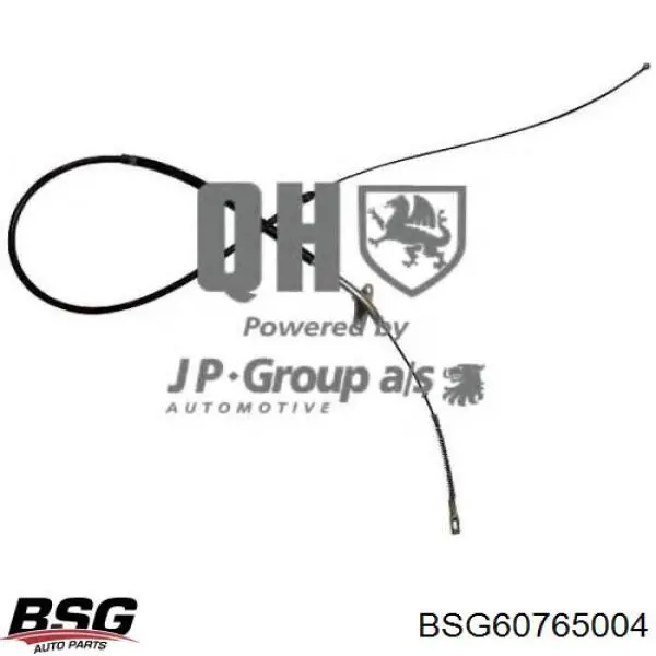 BSG 60-765-004 BSG трос ручного тормоза задний левый