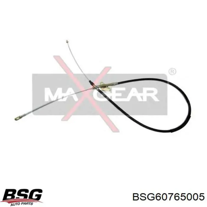Трос стояночного тормоза задний правый BSG BSG60765005 цена, от 8.82 USD
