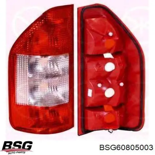 Задняя левая фара Mercedes Sprinter I 2-t автобус (901, 902) (1995 - 2006) цена, от 21.30 USD