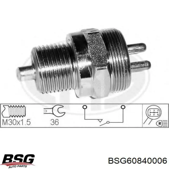 Включатель фонарей заднего хода Mercedes A0015455809 цена, от 19.14 USD
