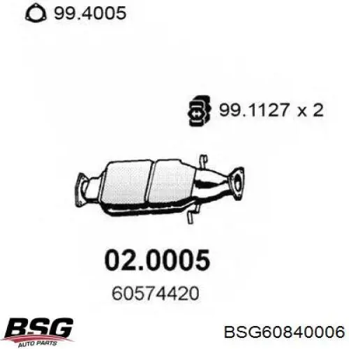 BSG60840006 BSG датчик включения фонарей заднего хода