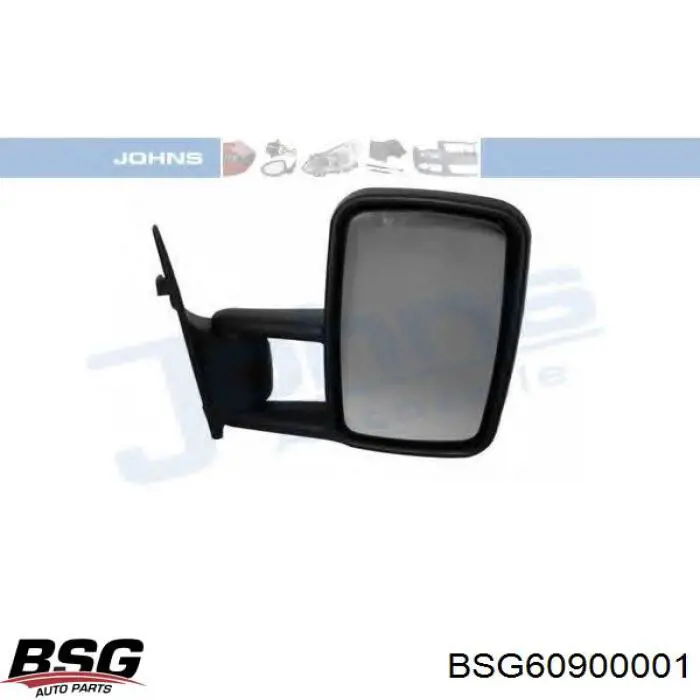 BSG 60-900-001 BSG зеркало заднего вида правое
