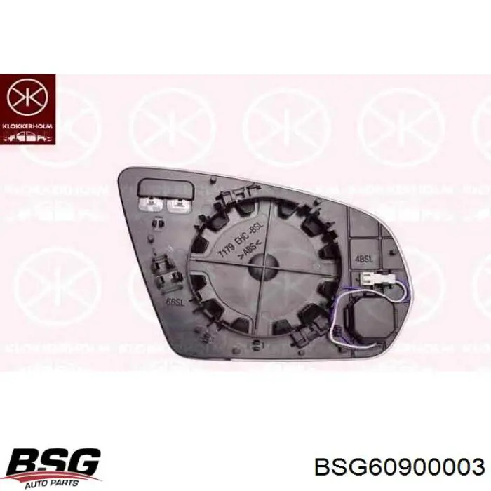 BSG60900003 BSG зеркало заднего вида правое