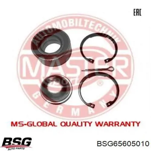 Ступичный подшипник передний BSG BSG65605010