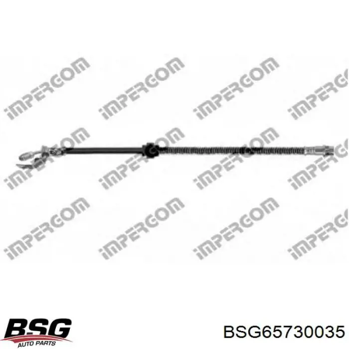 Шланг тормозной передний Brembo T59192