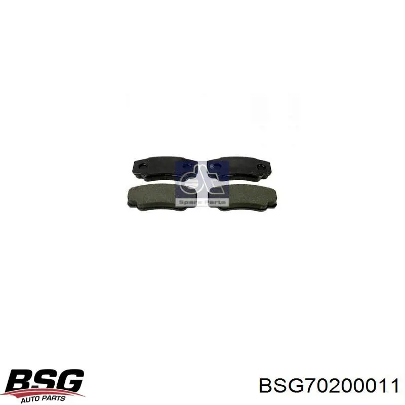 Тормозные колодки BSG BSG70200011