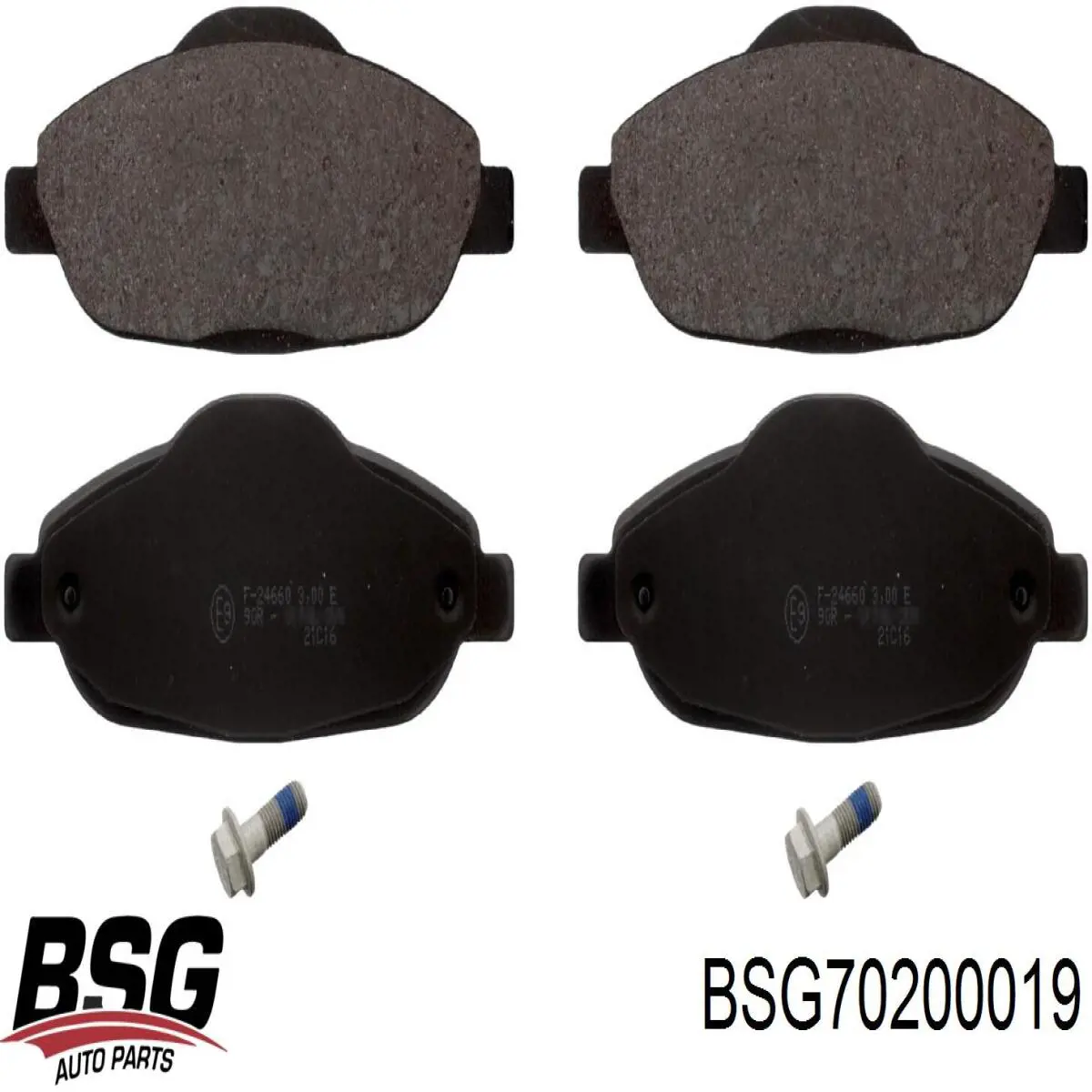 BSG70200019 BSG колодки тормозные передние дисковые