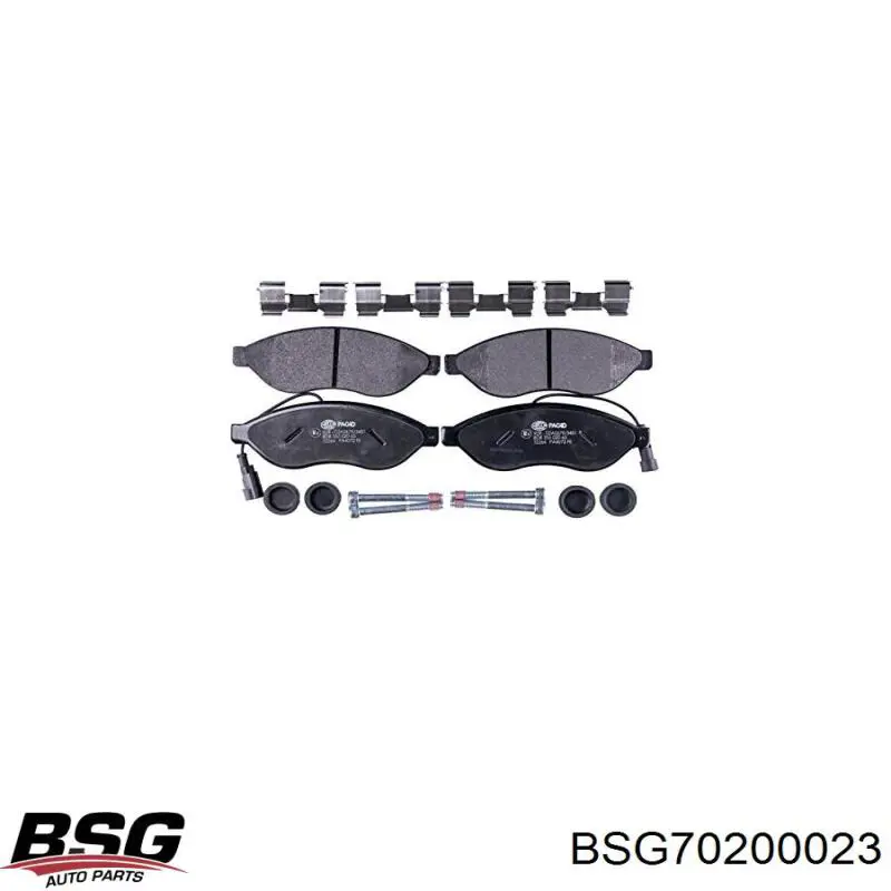 Купить BSG70200023 BSG Колодки тормозные