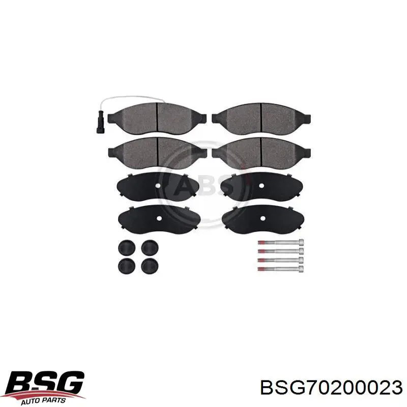Колодки BSG BSG70200023 цена, от 23.98 USD