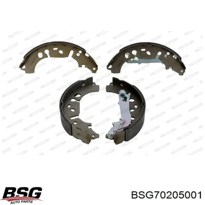 Тормоза рабочие задние ножные и тормозные барабаны BSG BSG70205001 цена, от 19.96 USD