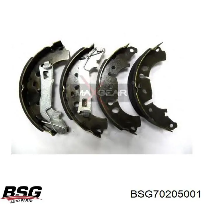 Купить BSG70205001 BSG Задние барабанные тормозные колодки