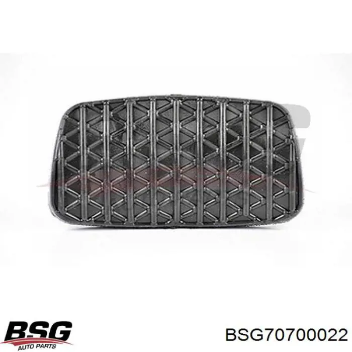 Revestimiento de pedal, pedal de freno BSG70700022 BSG