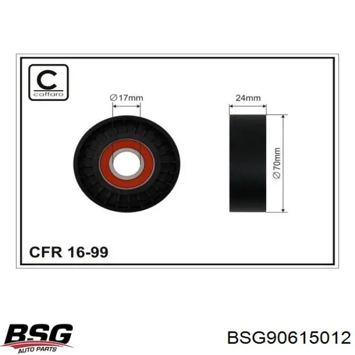 Натяжной ролик BMW 11281734745 цена, от 8.19 USD