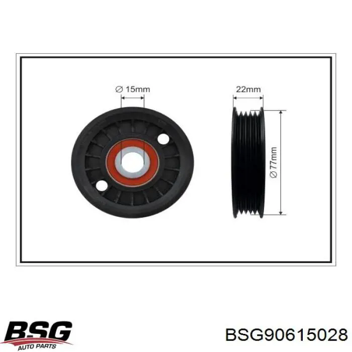 Натяжитель приводного ремня BSG90615028 BSG