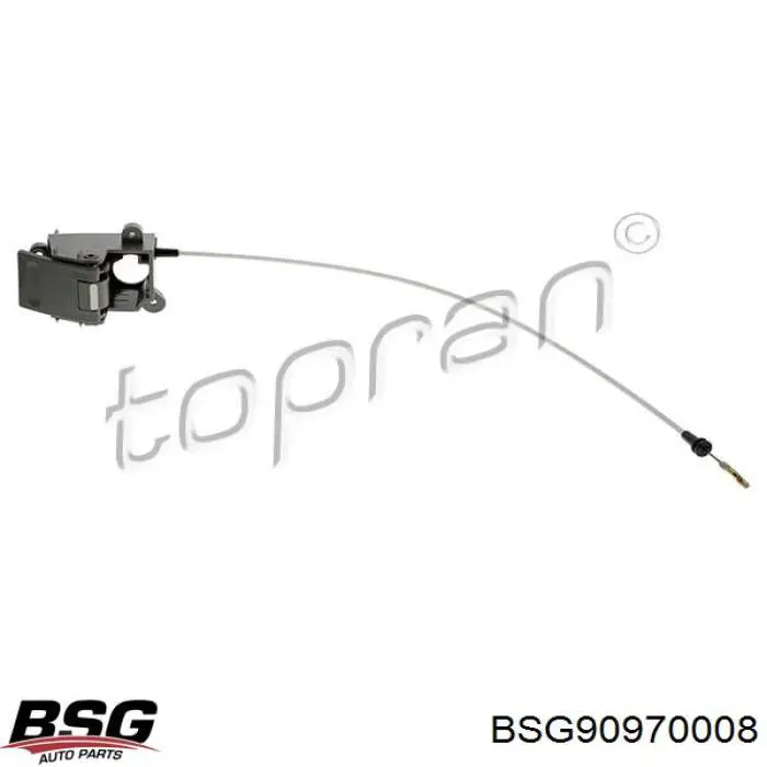 BSG 90-970-008 BSG cabo (pedal de abertura do fecho da porta dianteira direita)