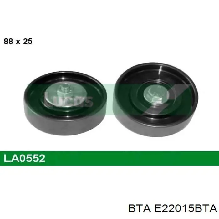 Паразитный ролик приводного ремня BTA E22015BTA цена, от 27.82 USD
