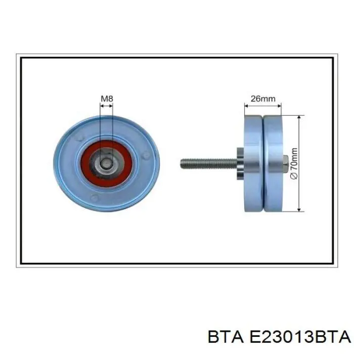 Паразитный ролик E23013BTA BTA