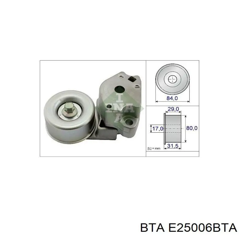 Купить E25006BTA BTA Натяжной ролик