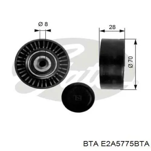 Паразитный ролик E2A5775BTA BTA