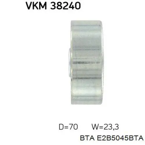 Ролик паразитный BTA E2B5045BTA