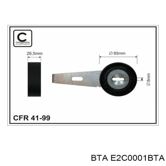 Купить CFR4199 Caffaro Натяжной ролик