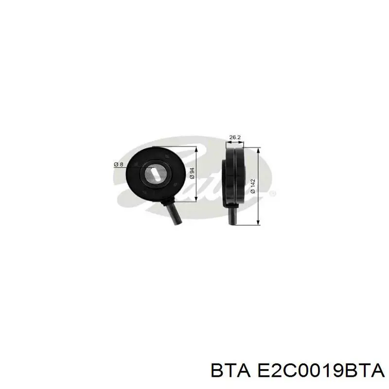 Натяжной ролик E2C0019BTA BTA