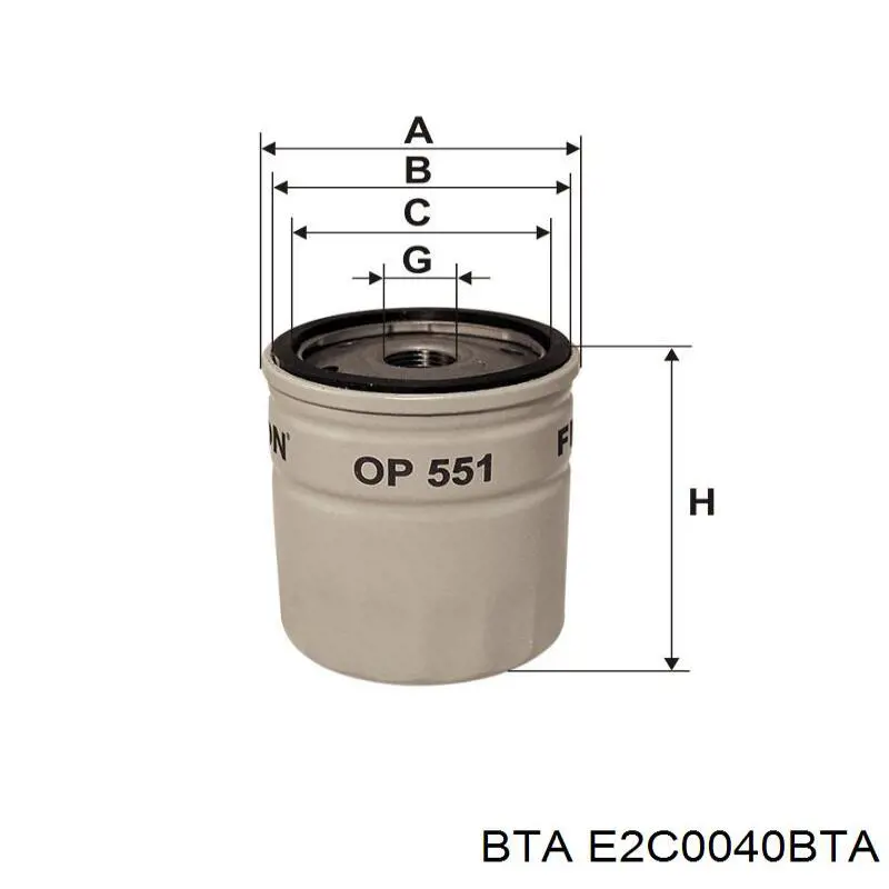 E2C0040BTA BTA Ролик натяжителя ремня агрегатов